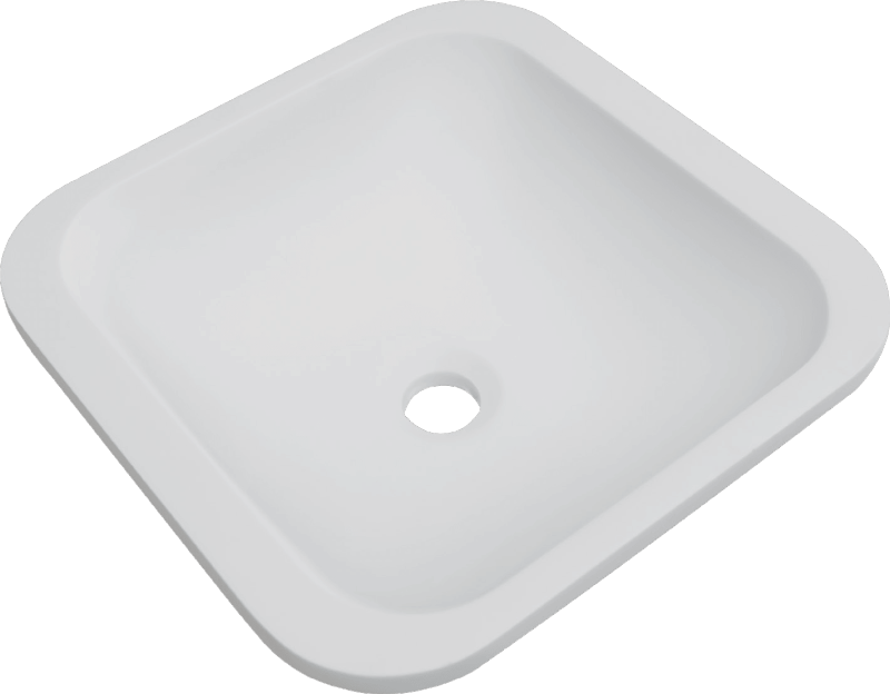 BUM3737 Modern Solid Surface Washbasin for Hotel Bathrooms